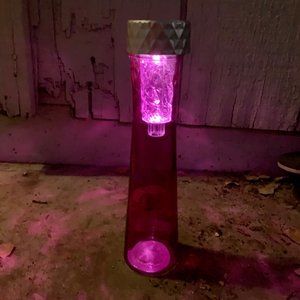 NEW Pink Solar Glow Light